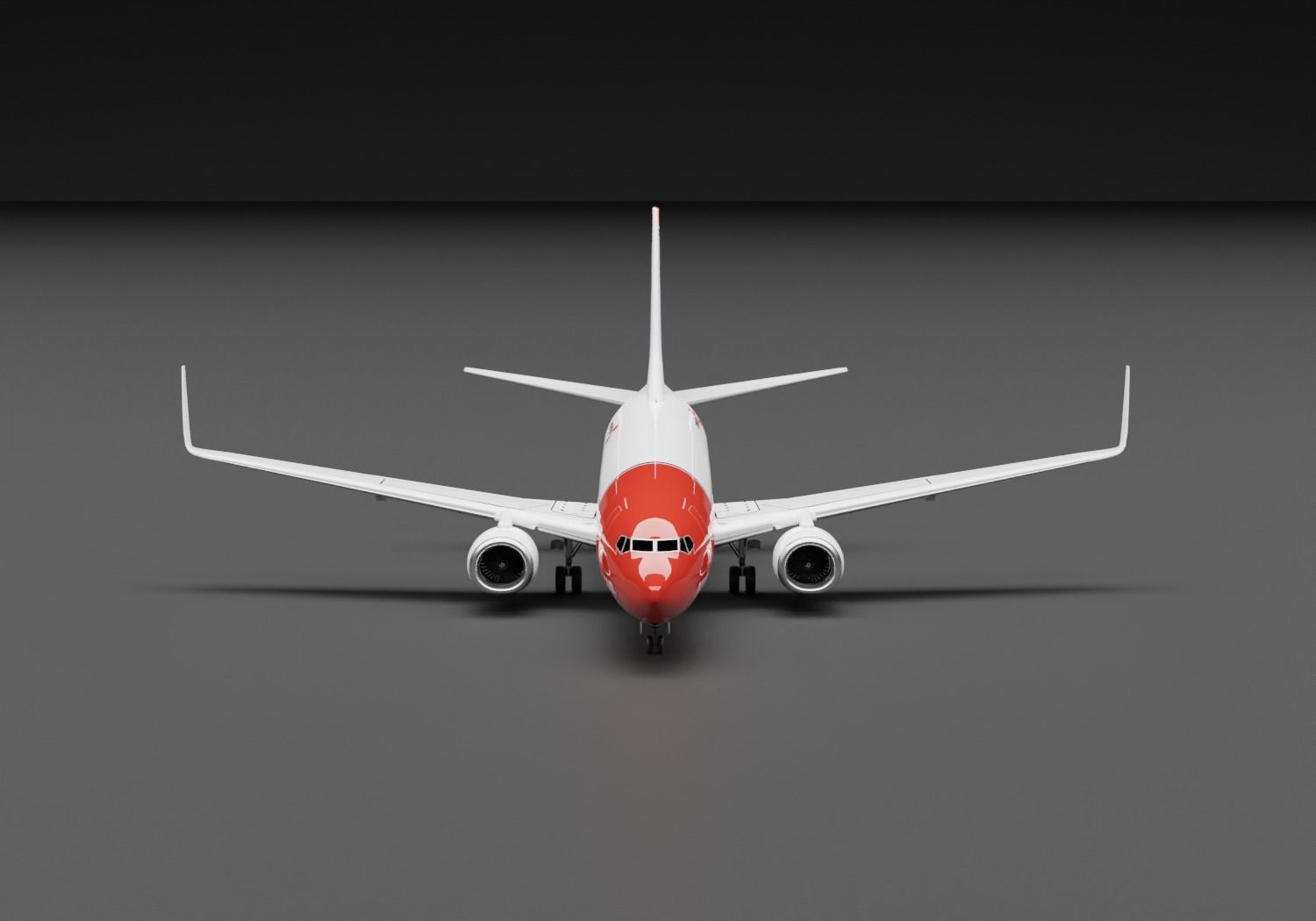Boeing 737-800 Norwegian Airlines Livery  3D model_4