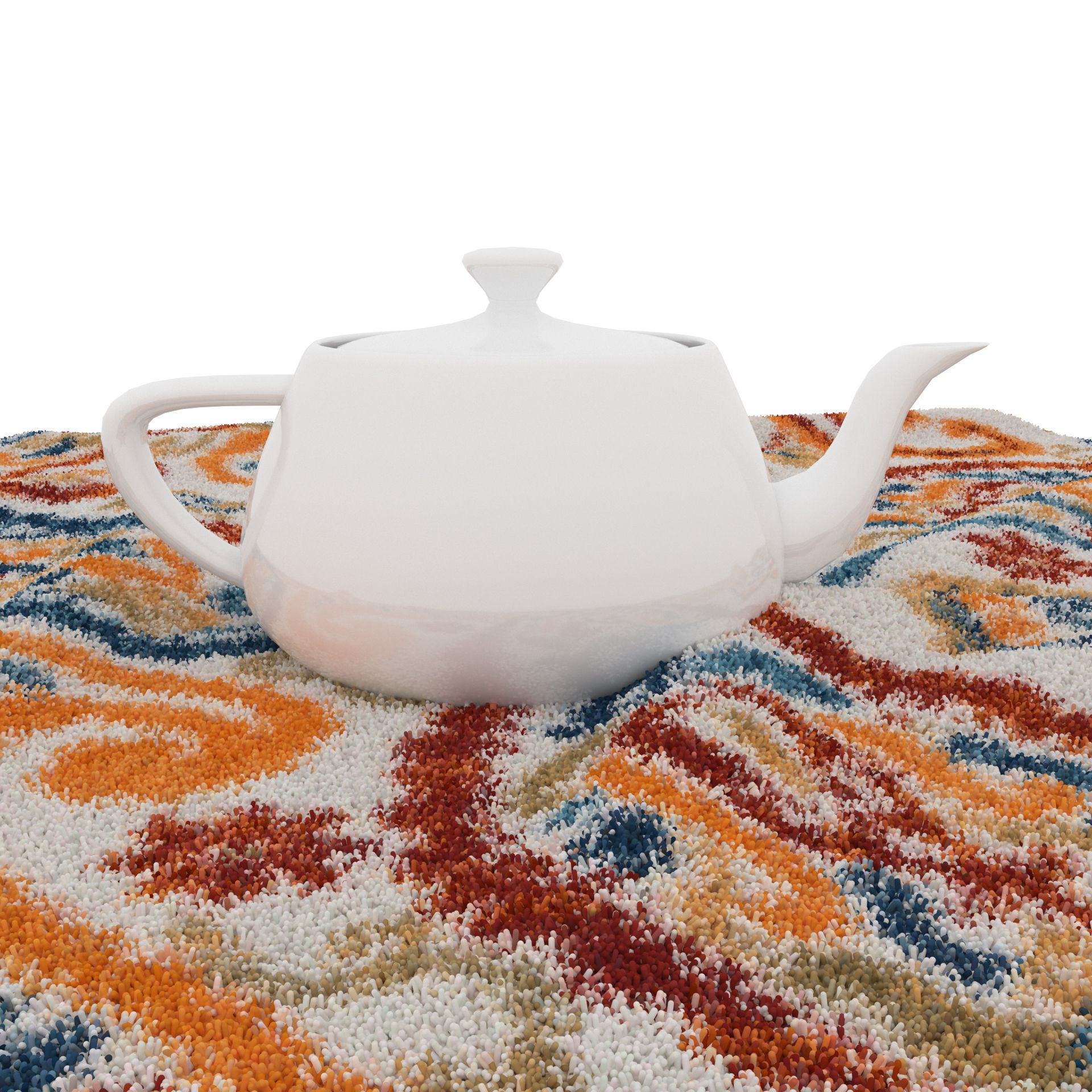 Rugs No 391 Low-poly 3D model_6