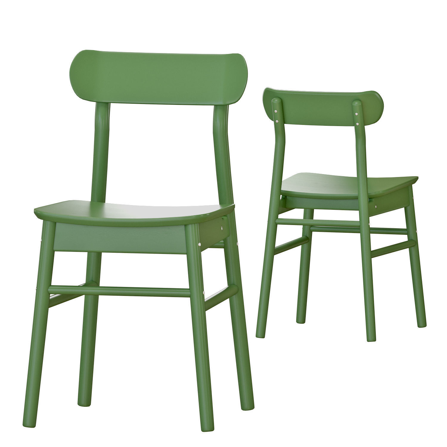  STENSELE Table and Chairs  3D model_2