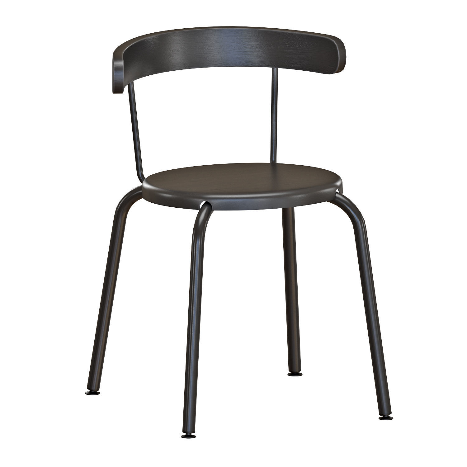  STENSELE Table and Chairs  3D model_4