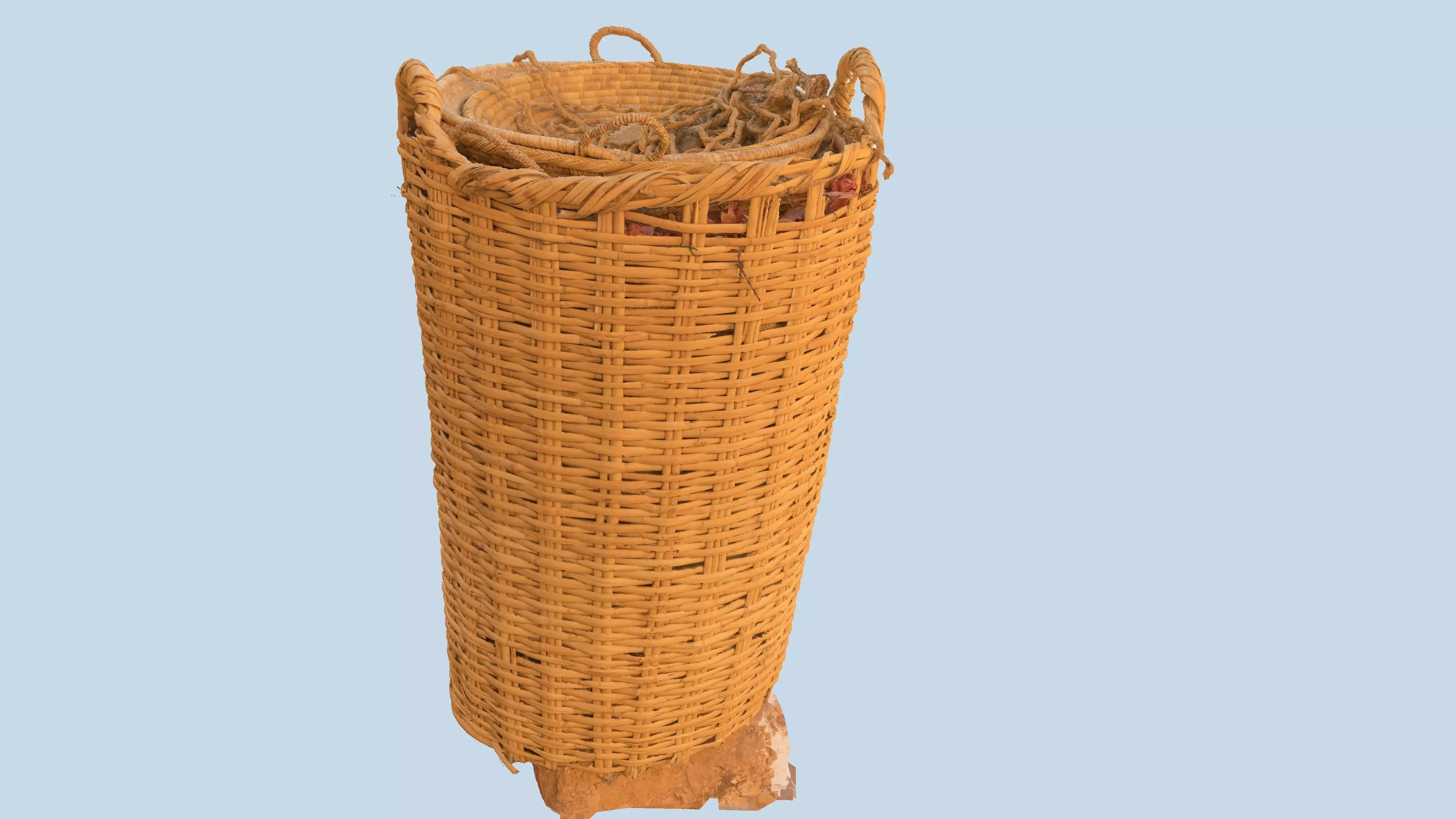 Wicker Basket 3D model