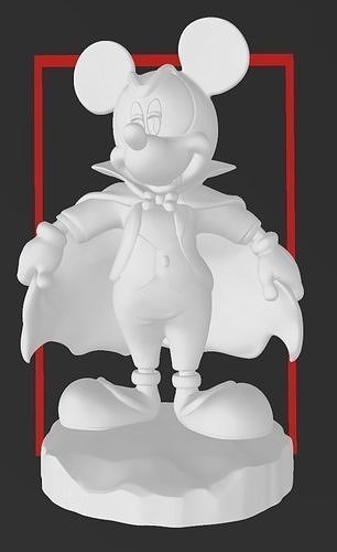 4 PACK - HALLOWEEN DISNEY MICKEY and MINNIE MOUSE 3D print model