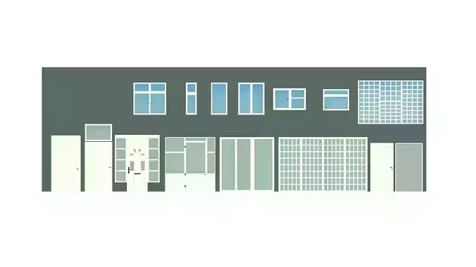 Doors Windows 3D model
