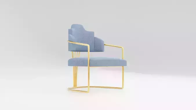 chair modern design 3D model