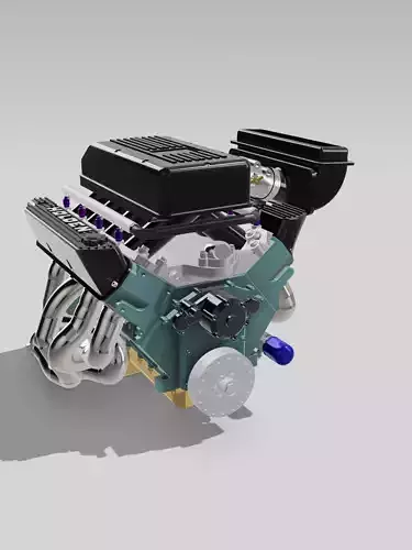 Holden Group A Walkinshaw 304 V8 Engine Commodore VL 3D print model