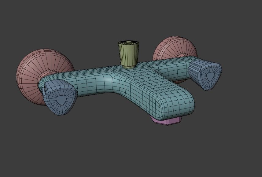 Shower head 3D model_4