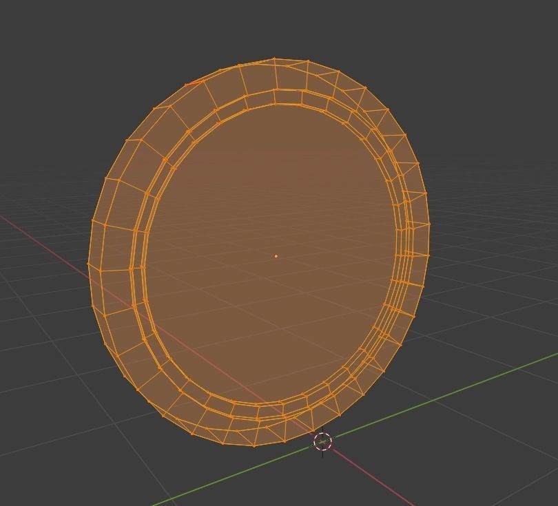 Round Shaped Wall Clock Free low-poly 3D model_4