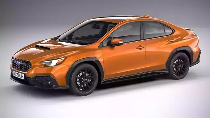 Subaru WRX 2022 3D model