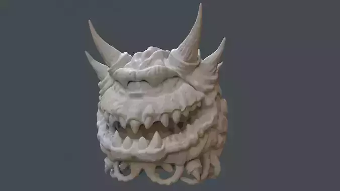 Doom Cacodemon DOS 3D Print Model