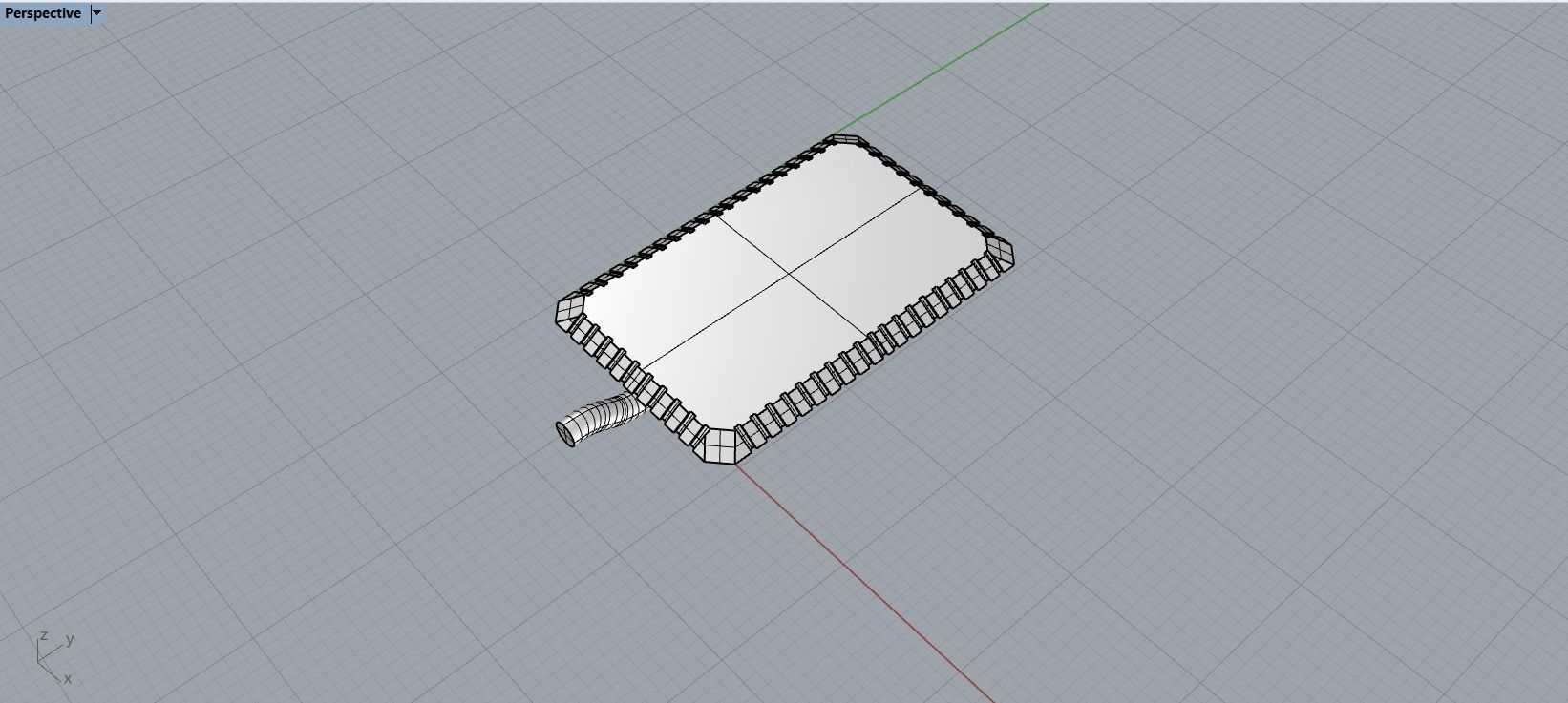 ID Bar Pendant 3d Model 3D print model_3
