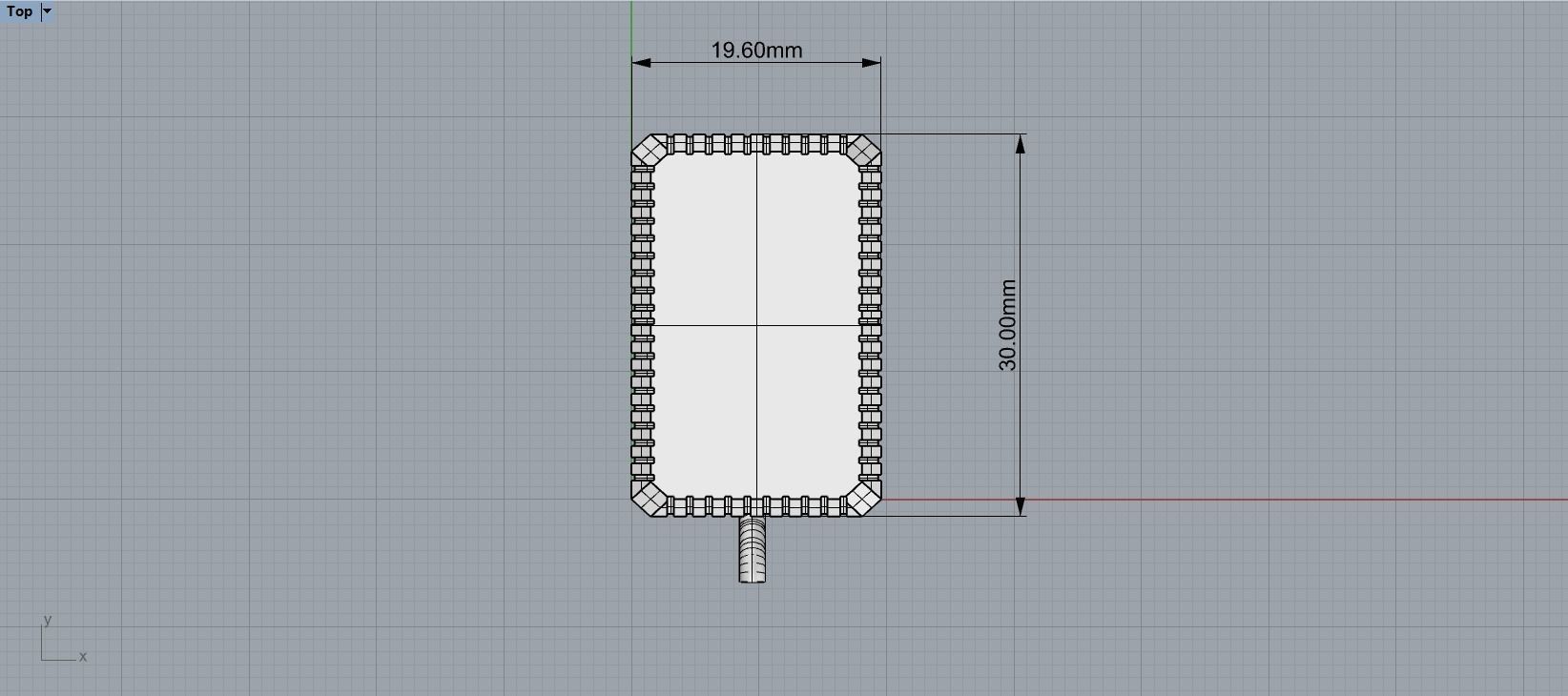ID Bar Pendant 3d Model 3D print model_2