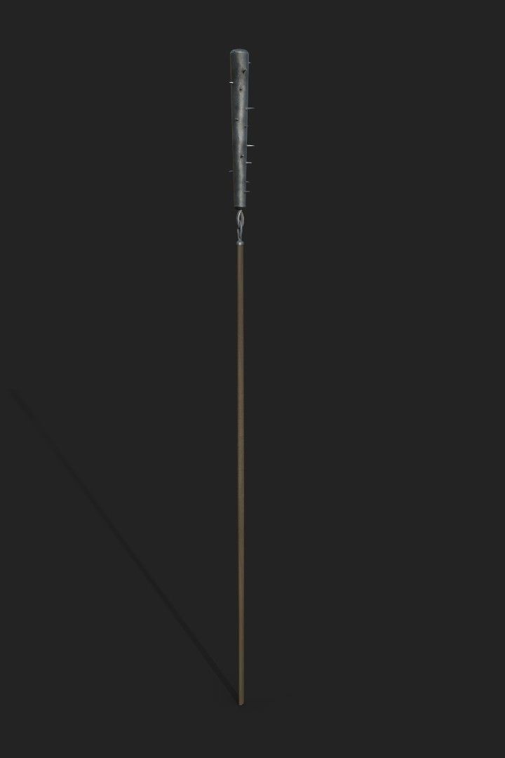 Realistic Medieval Flails Low-poly 3D model_1