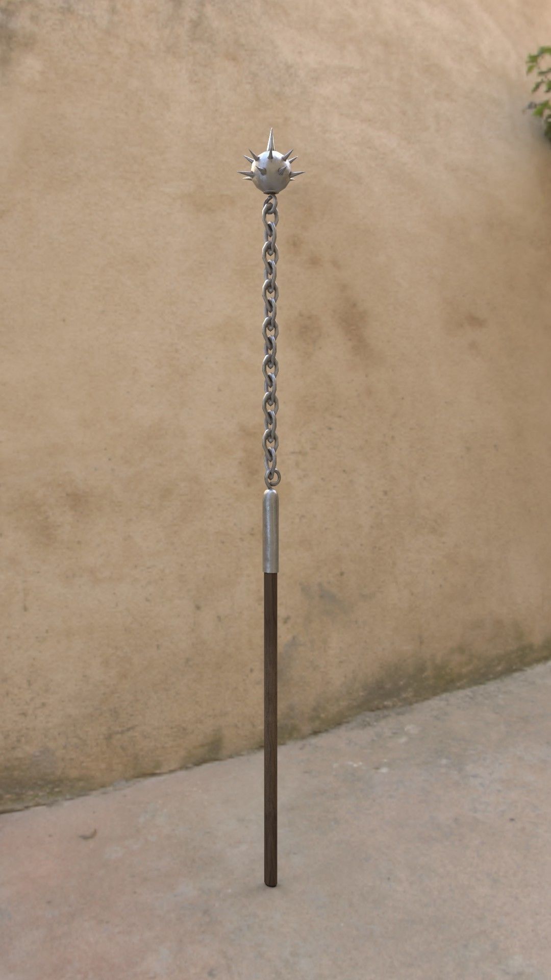 Realistic Medieval Flails Low-poly 3D model_4