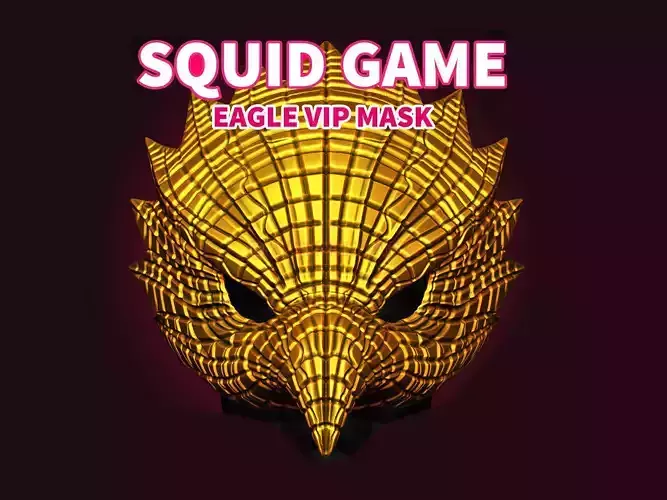Squid Game Eagle Vip Mask for Cosplay 3D print model