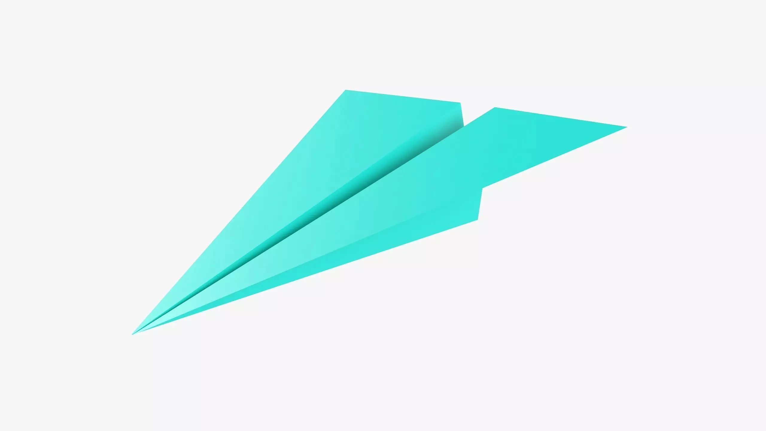 Paper airplane 01 3D model