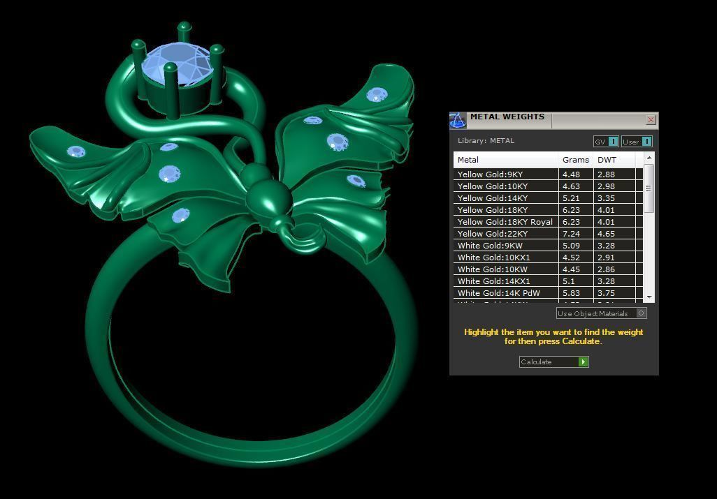 Butterfly Ring  3D print model_5