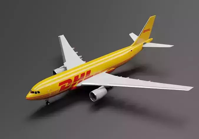 Airbus A300 DHL Cargo Livery 3D model
