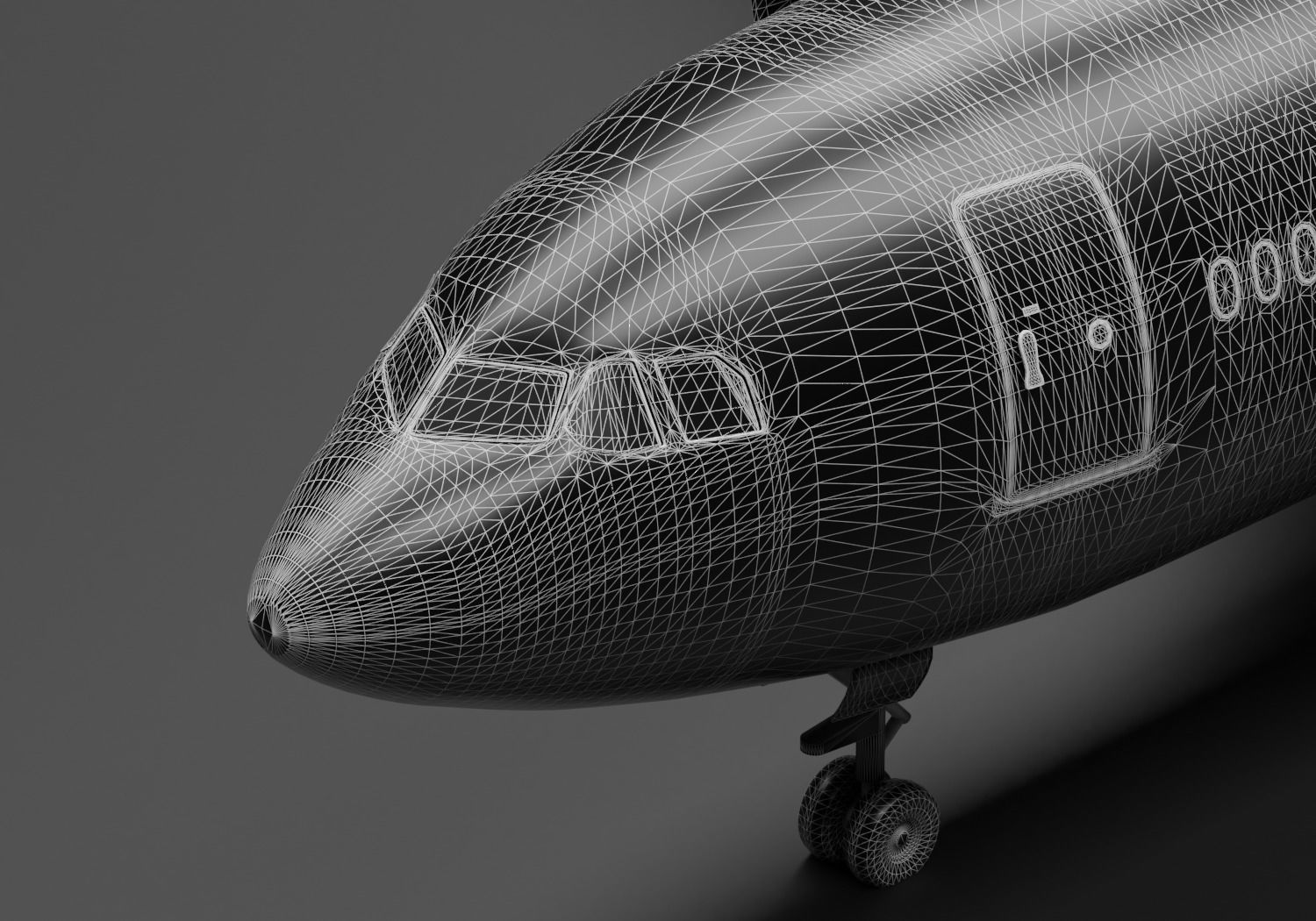 Airbus A300 DHL Cargo Livery 3D model_7