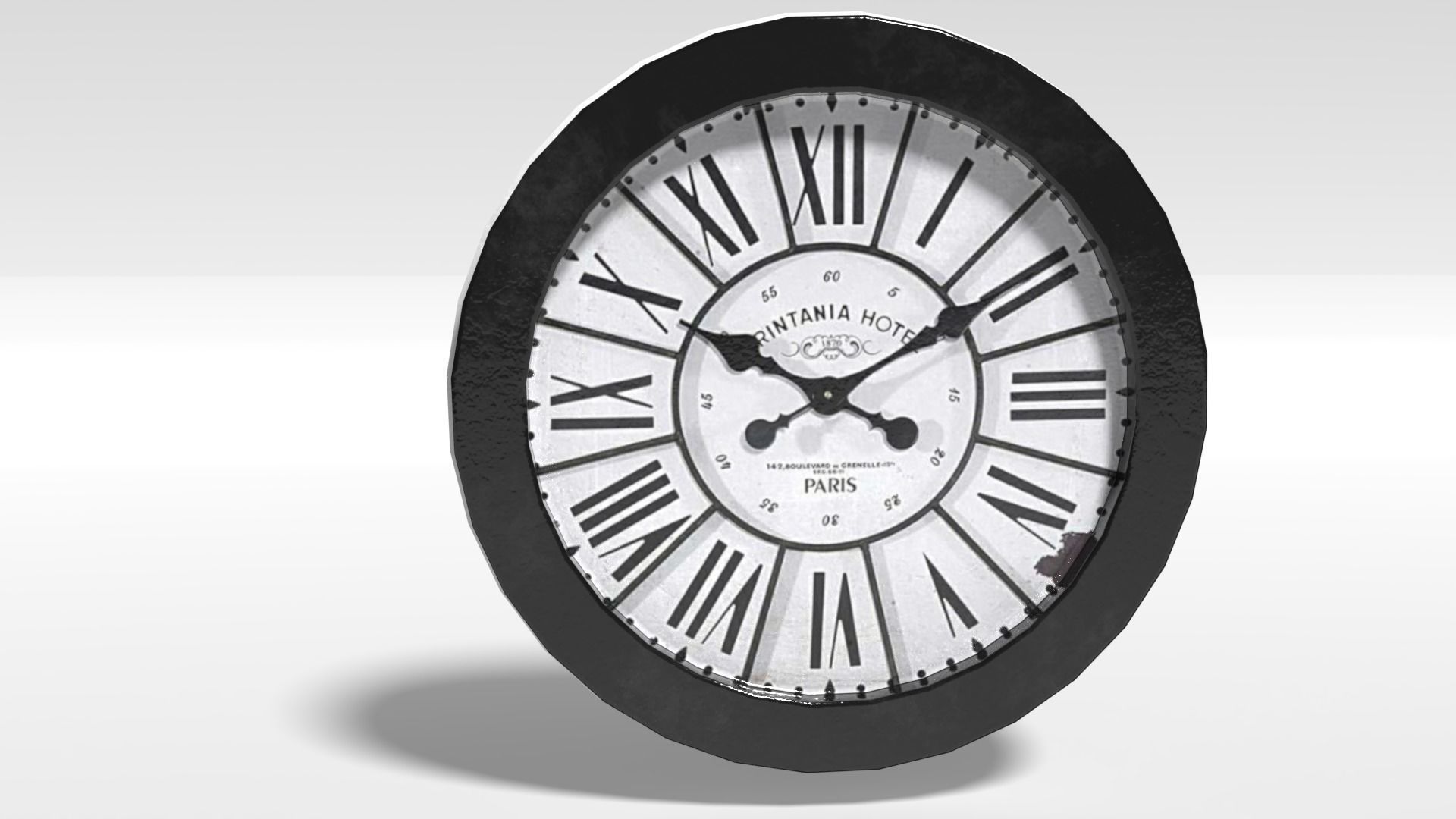 Round Wall Clock free 3D model CGTrader