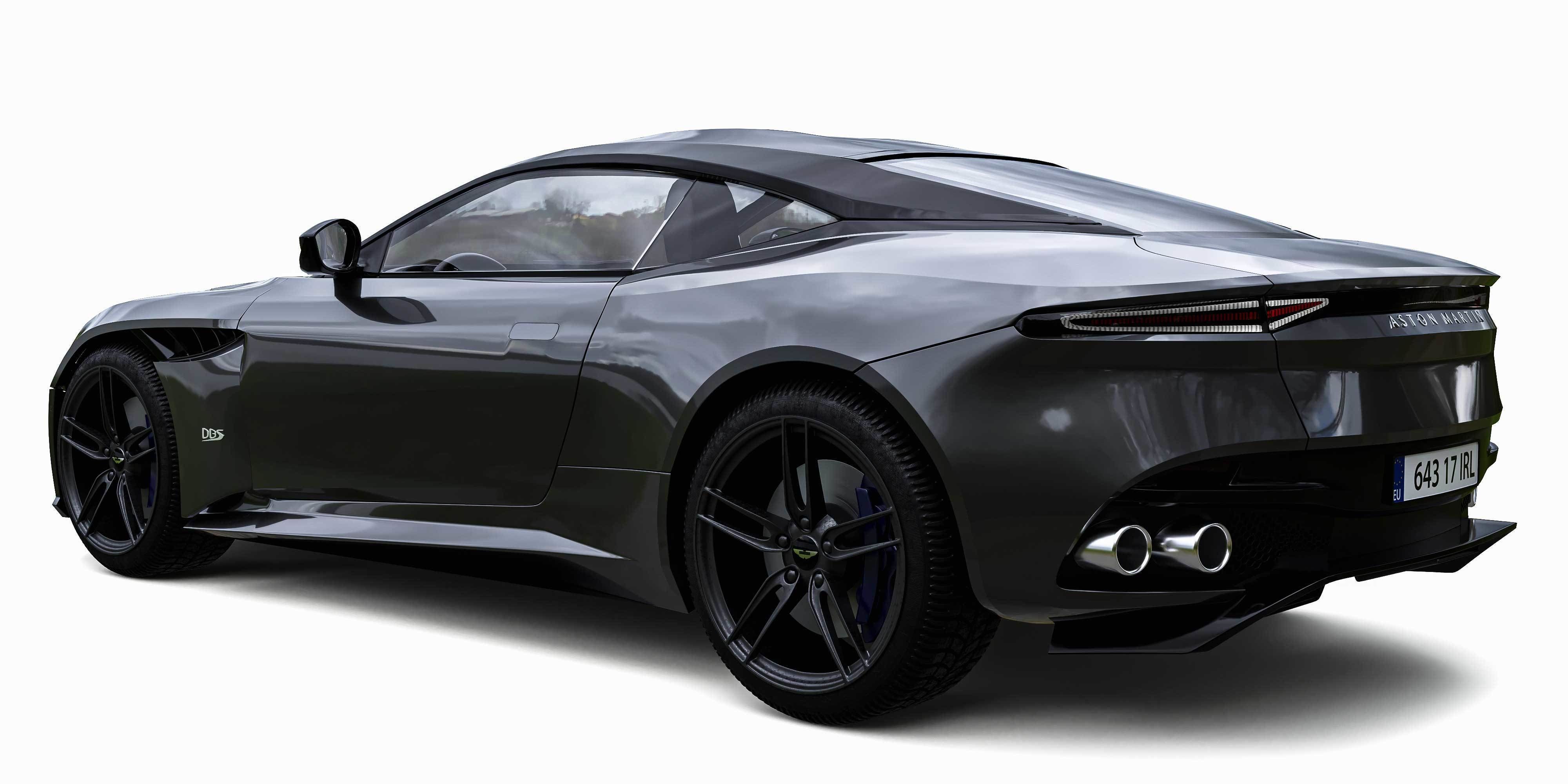 Aston Martin Dbs superleggera 3D model_4