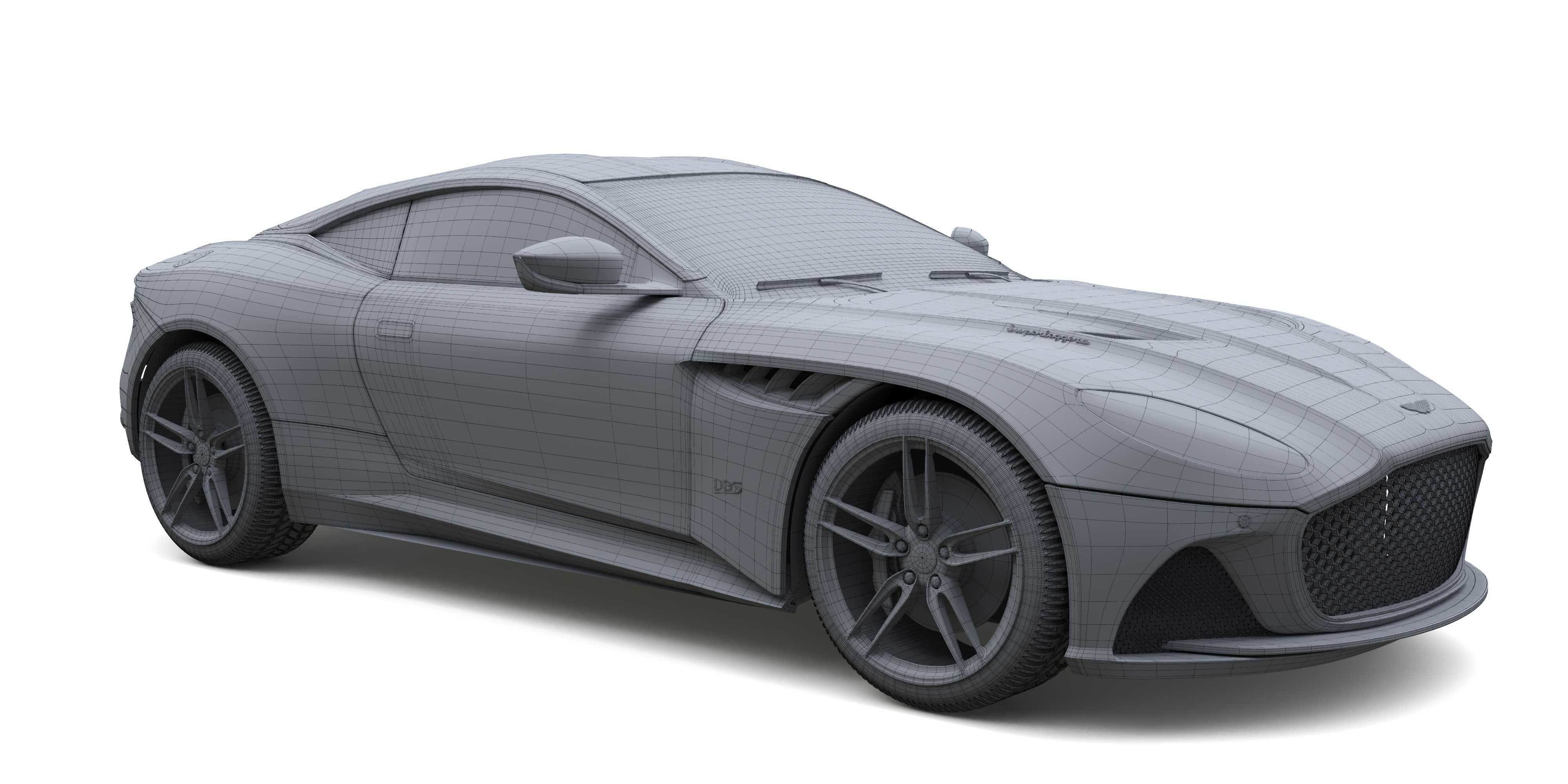 Aston Martin Dbs superleggera 3D model_12