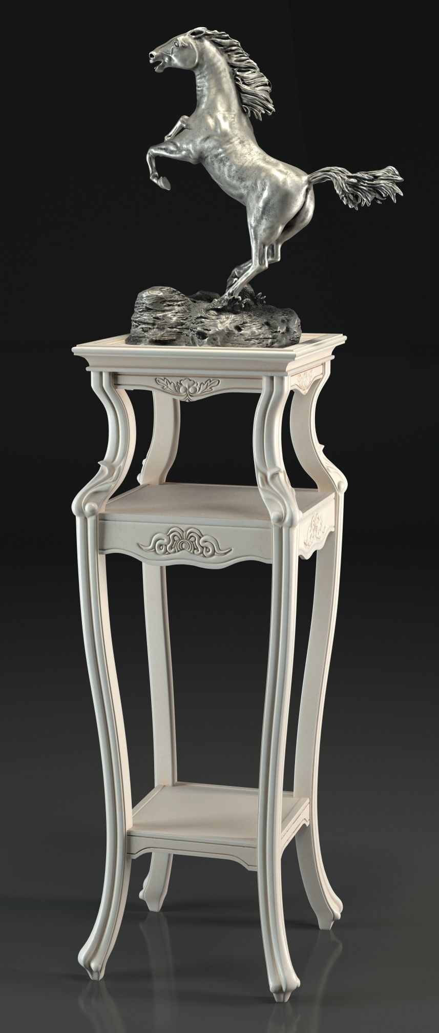 horse sculpture 3D model_7