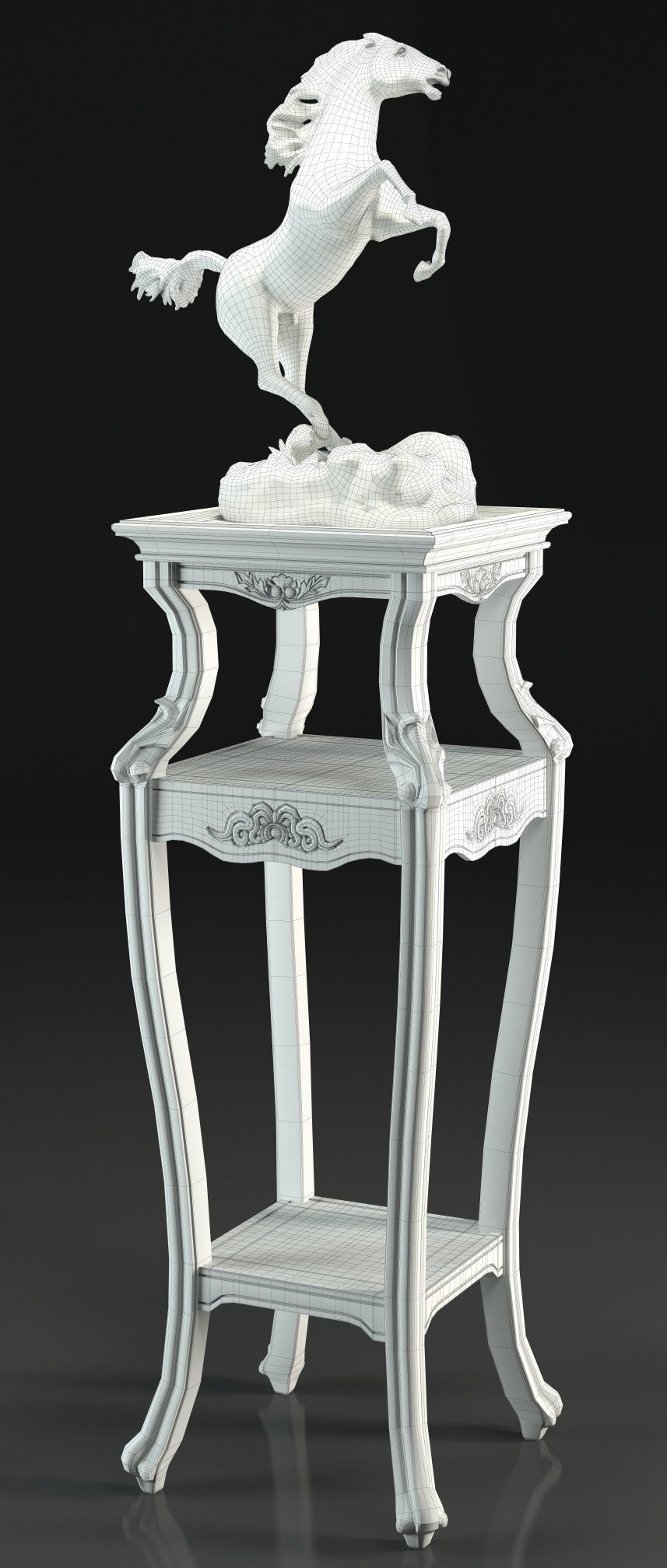 horse sculpture 3D model_18