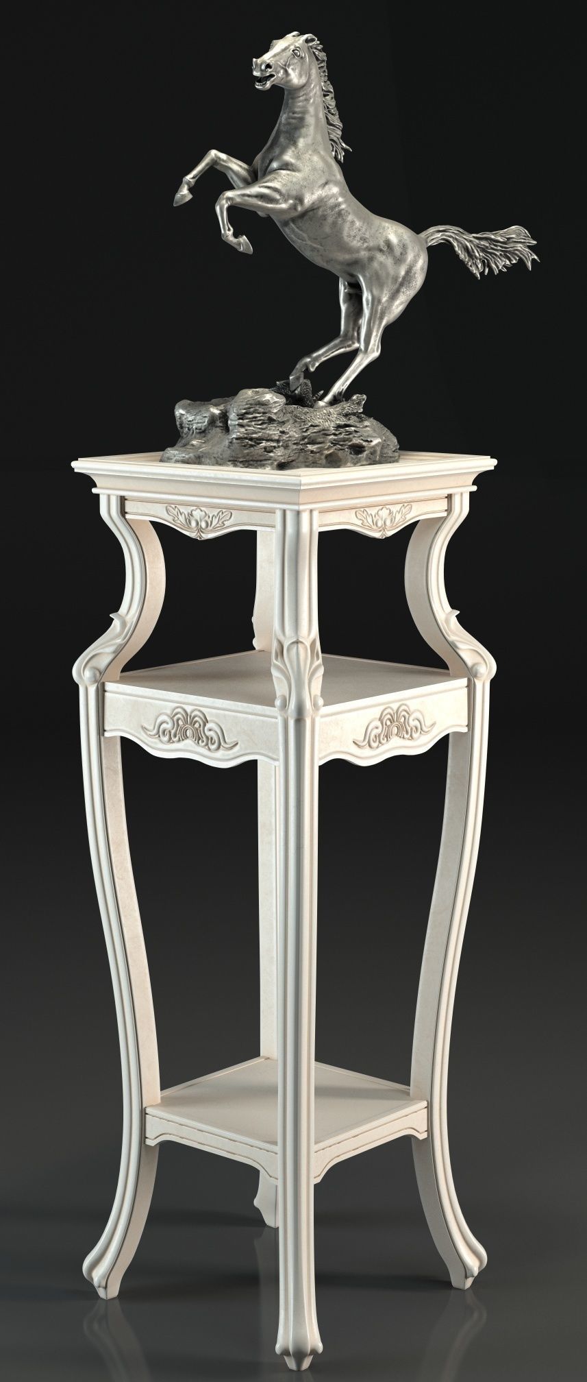 horse sculpture 3D model_8