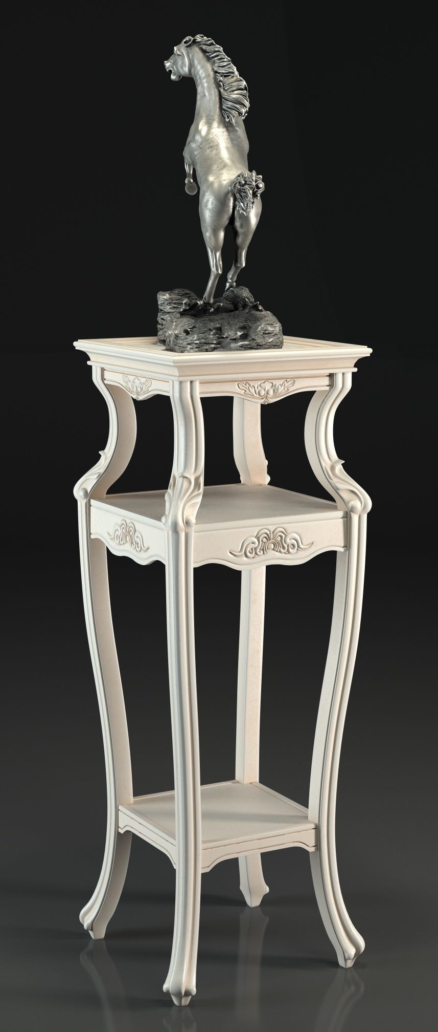 horse sculpture 3D model_9