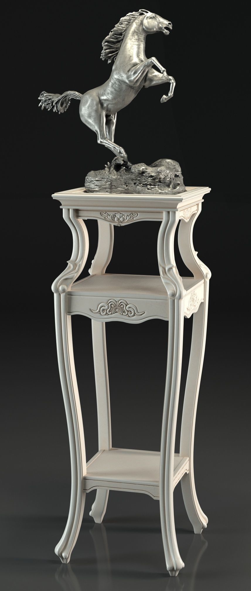 horse sculpture 3D model_5