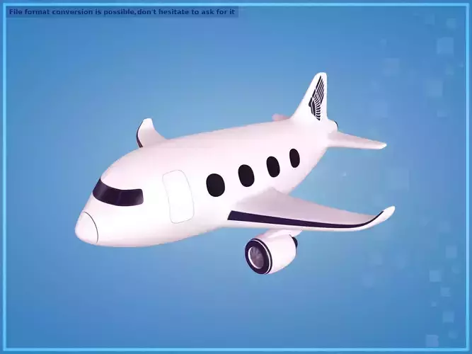 Cartoon Plane - Airliner