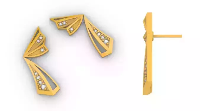 Wing Butterfly Earring 