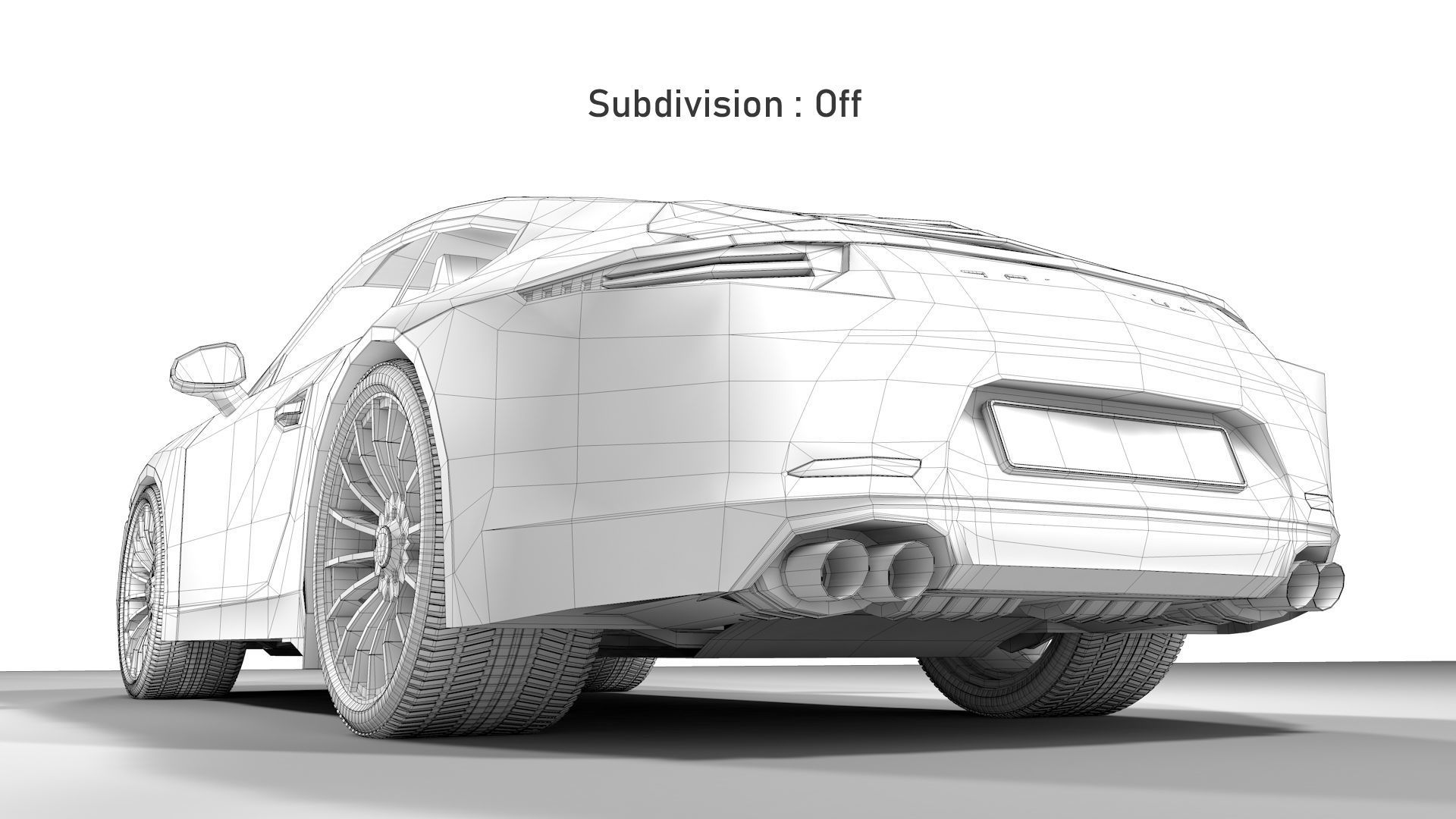 Porsche 911 White 3D model_28