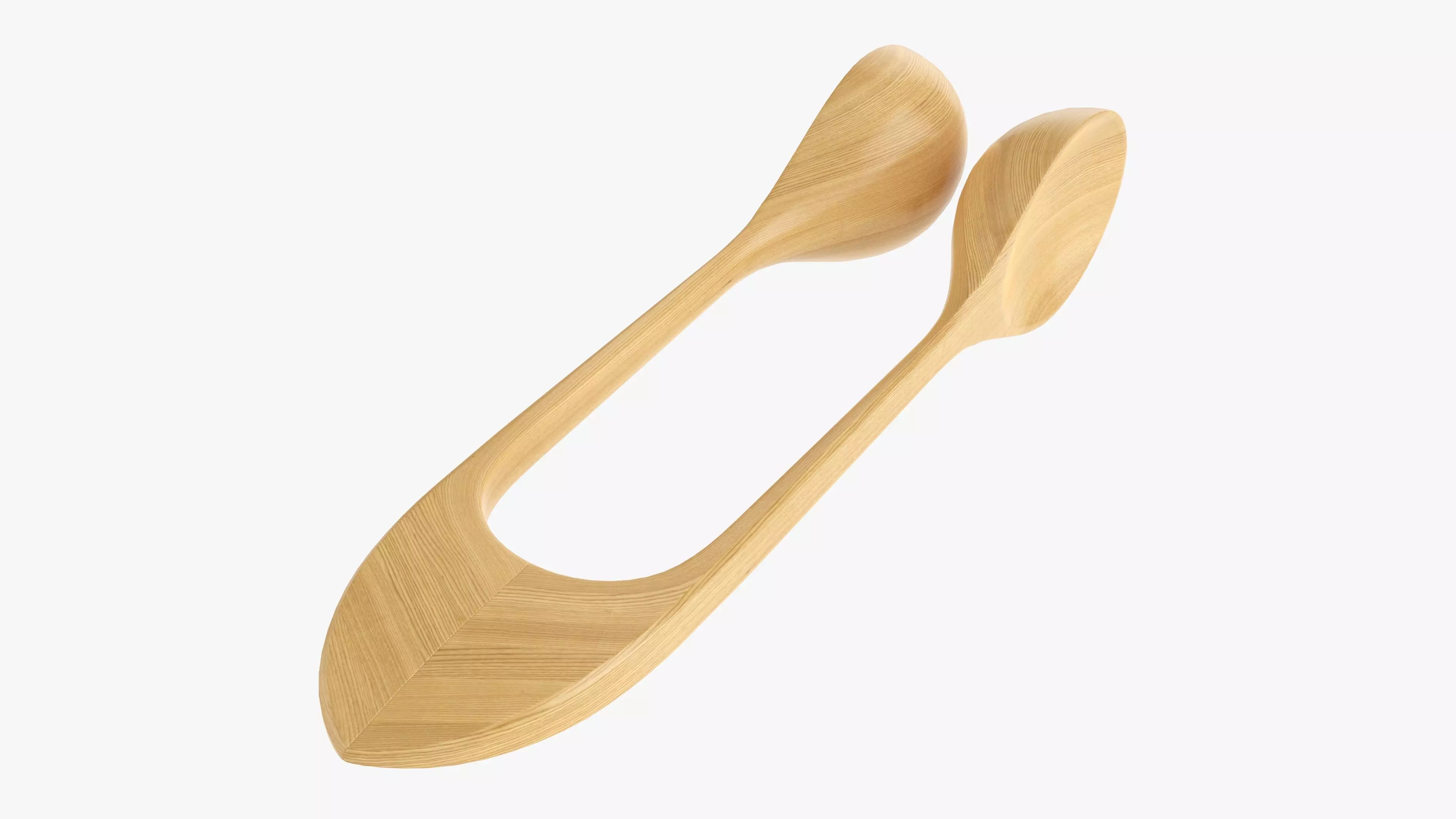 Music spoons 3D model_0