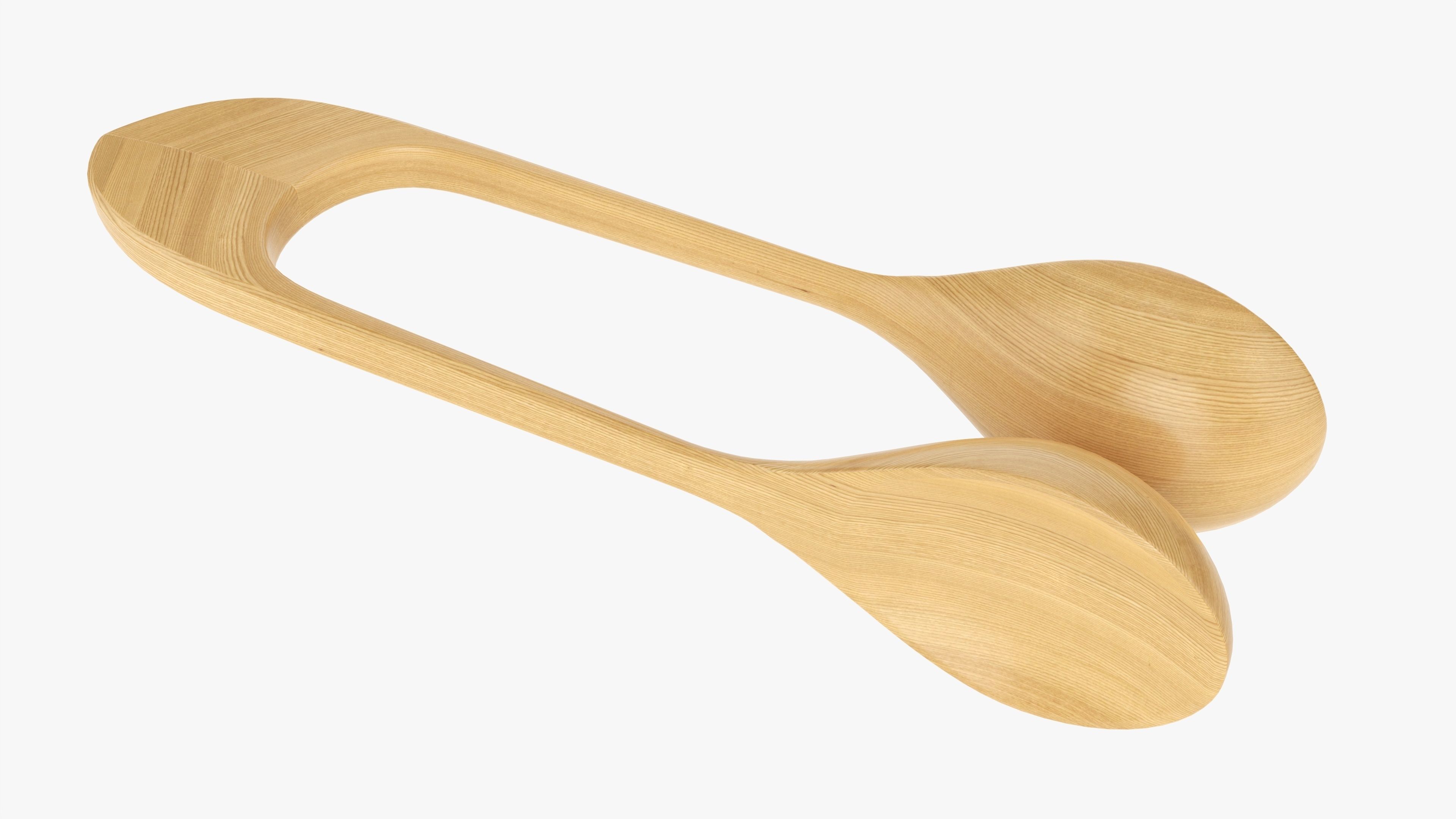 Music spoons 3D model_1