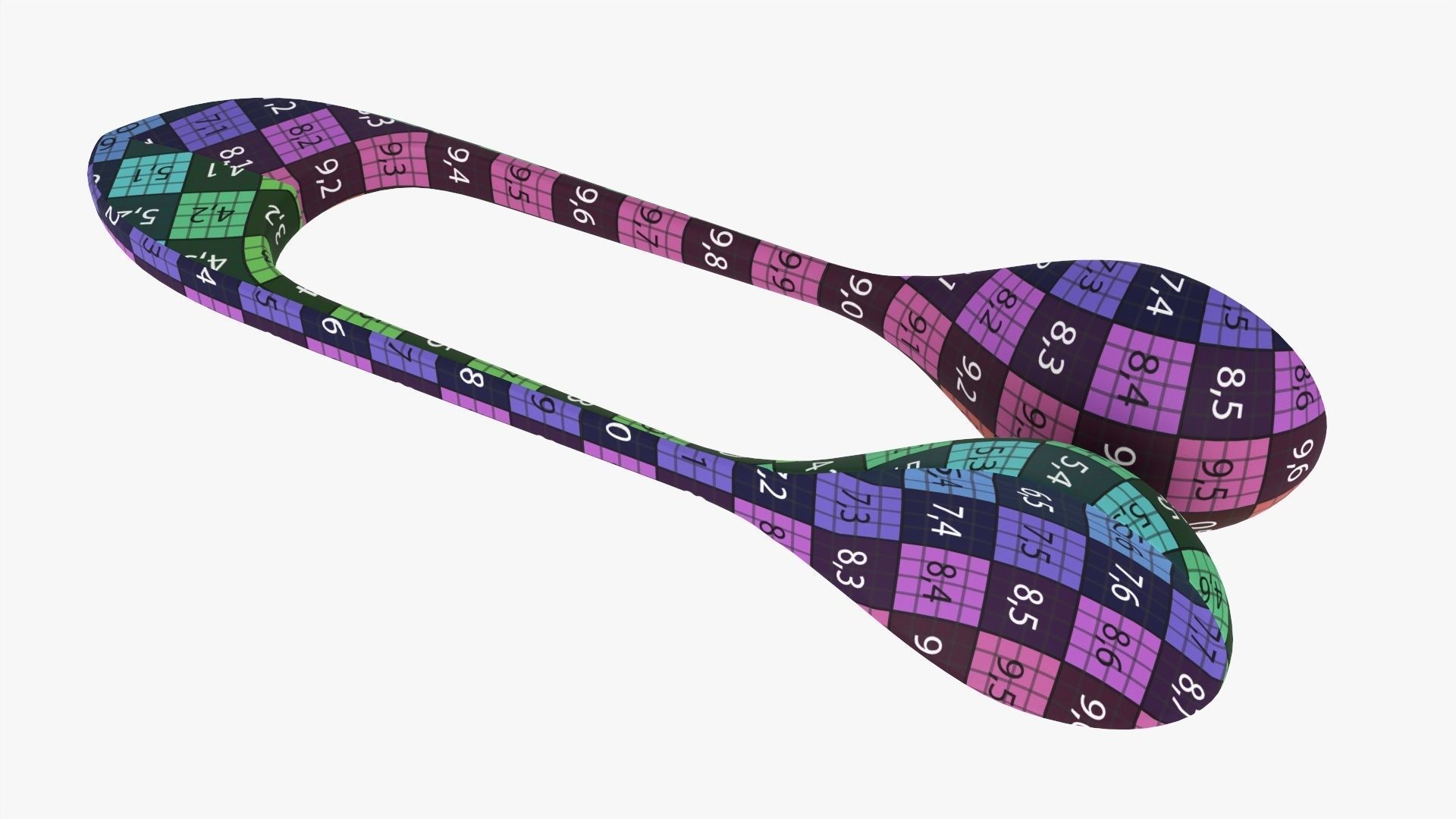 Music spoons 3D model_12