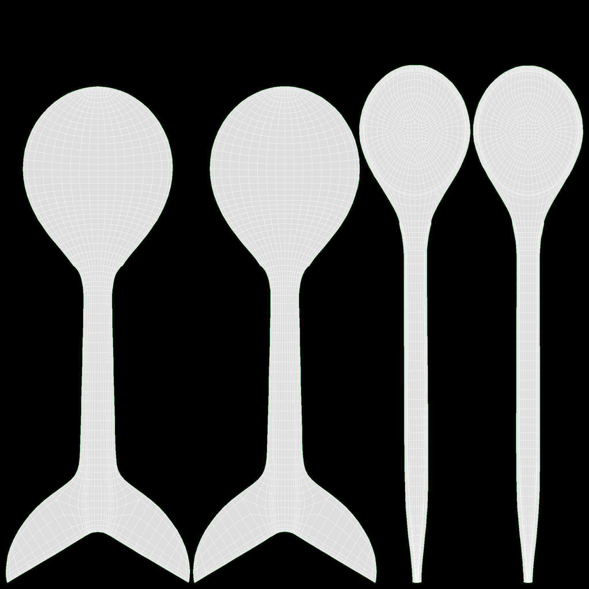 Music spoons 3D model_13