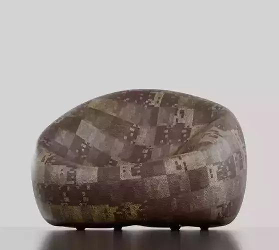 Bean Bag Uniqe  Low-poly 3D model