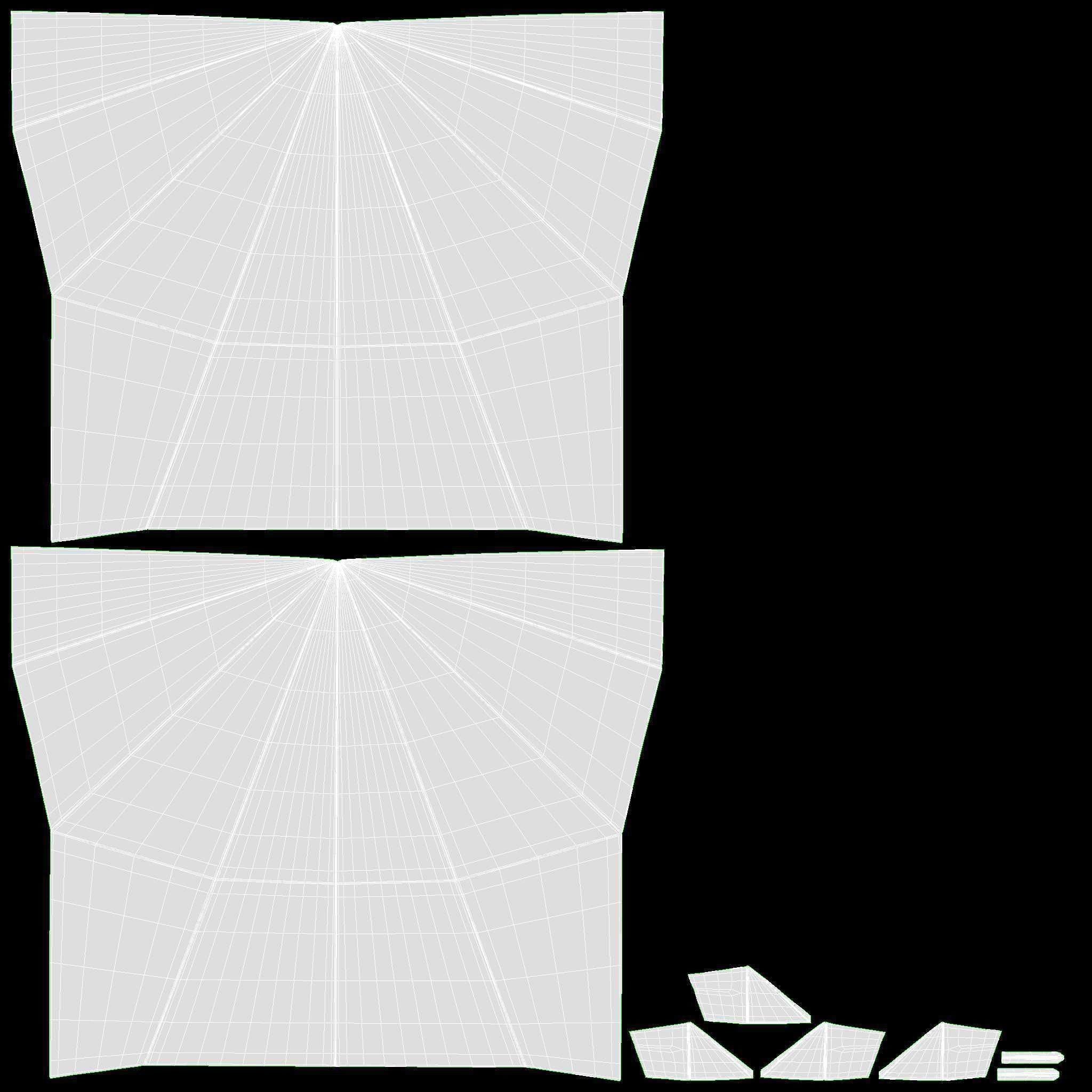 Paper airplane 03 3D model_11