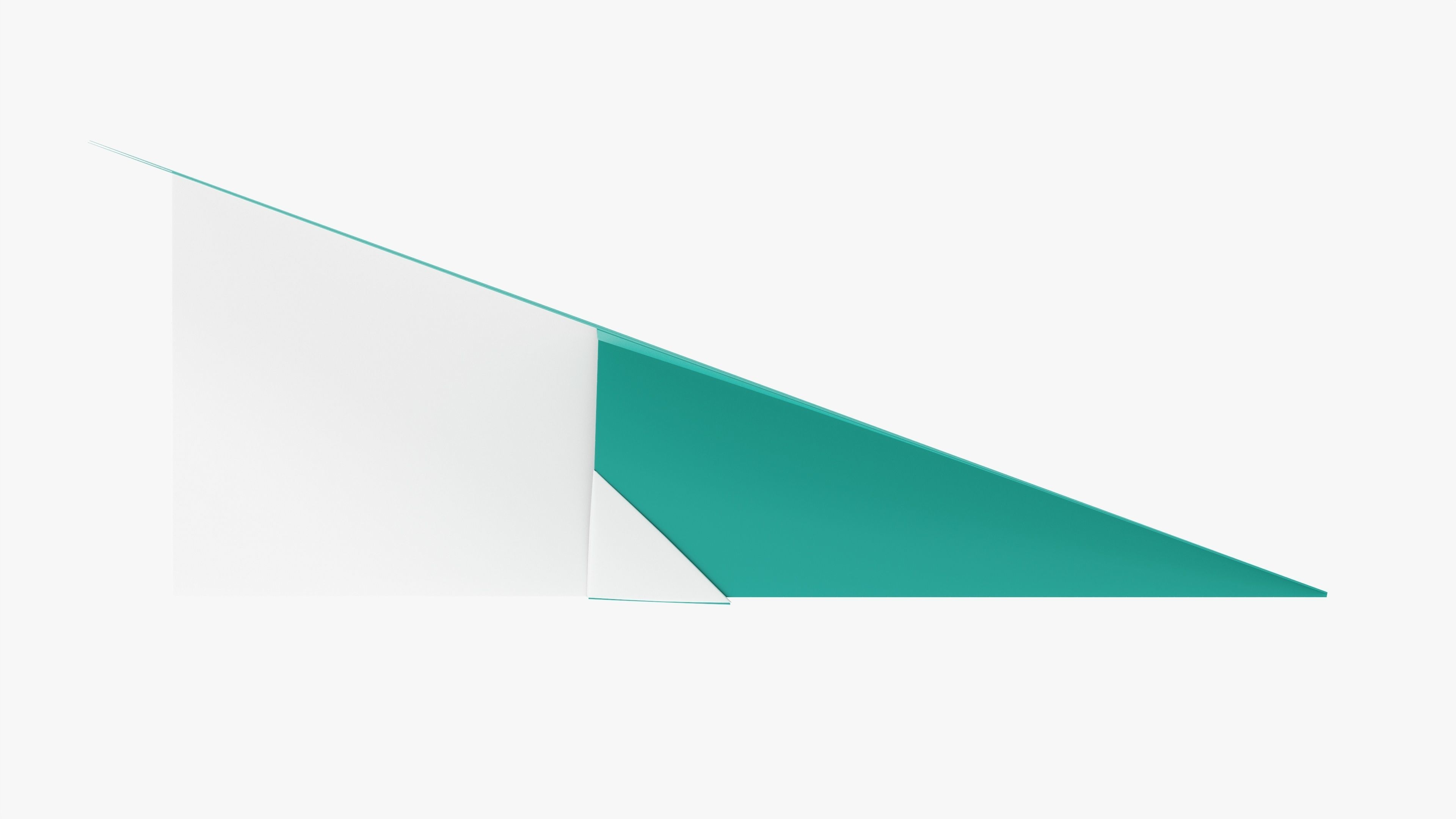 Paper airplane 03 3D model_3