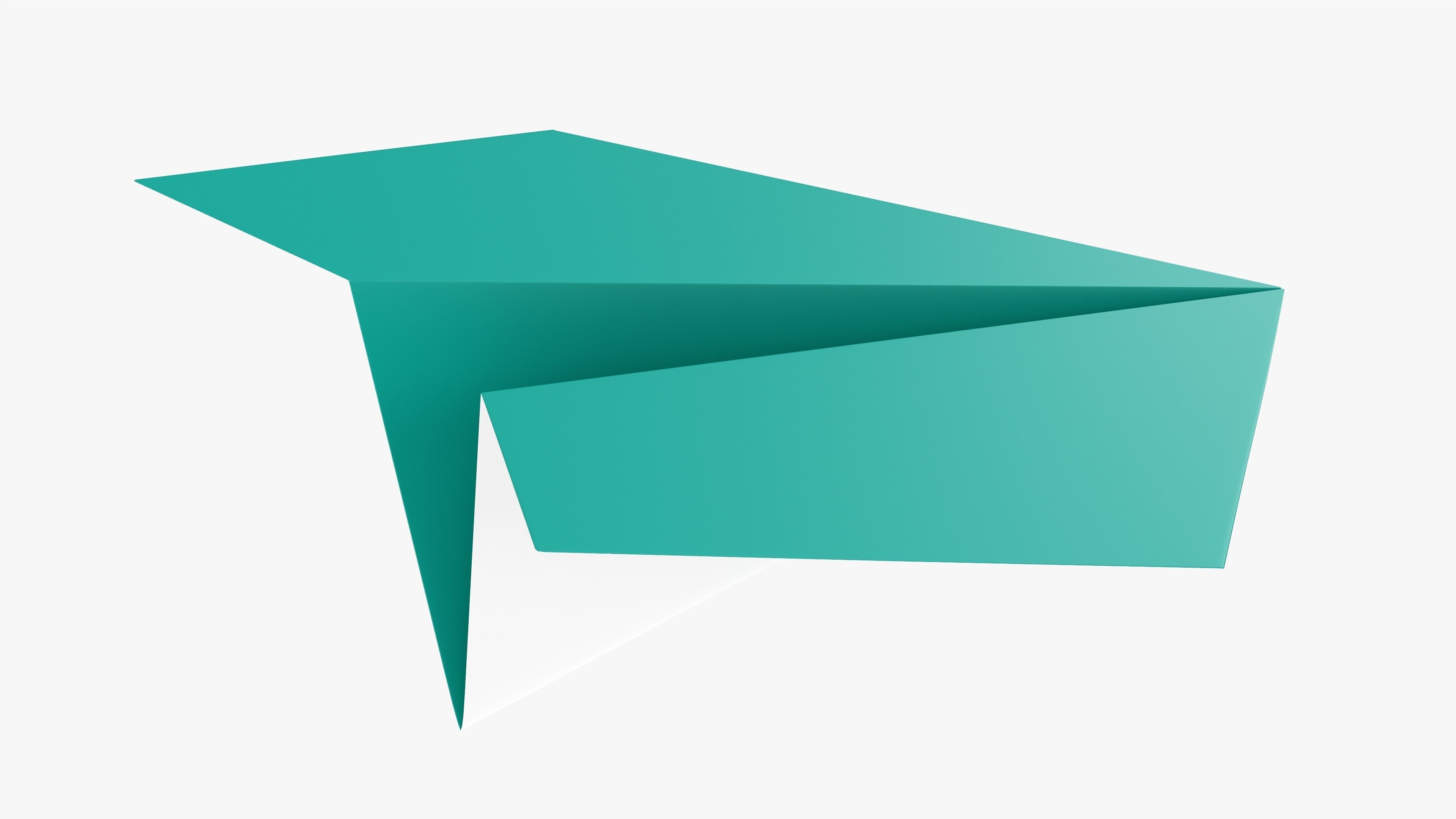 Paper airplane 03 3D model_2