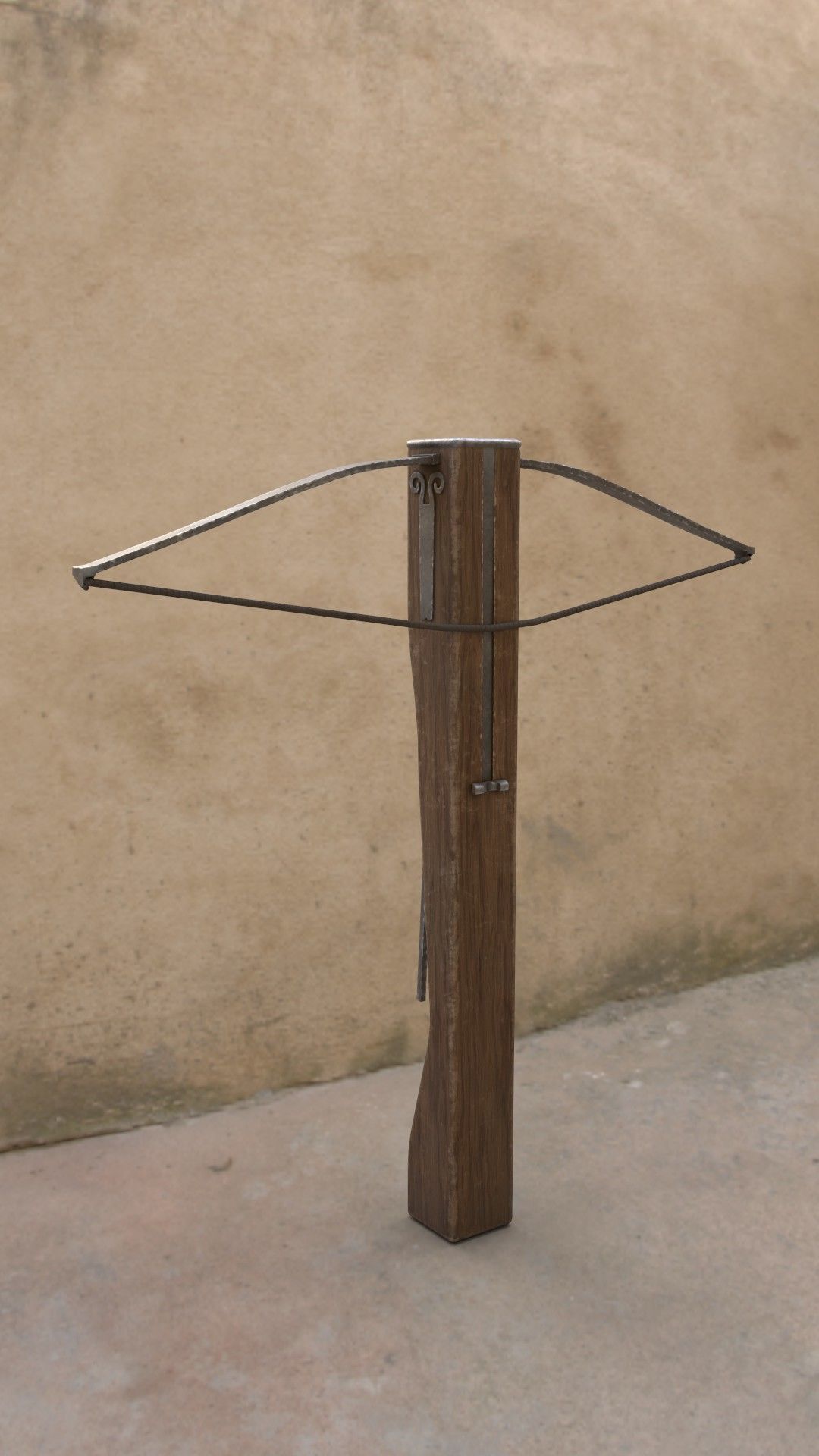 Realistic Medieval Ranged Weapons Low-poly 3D model_2