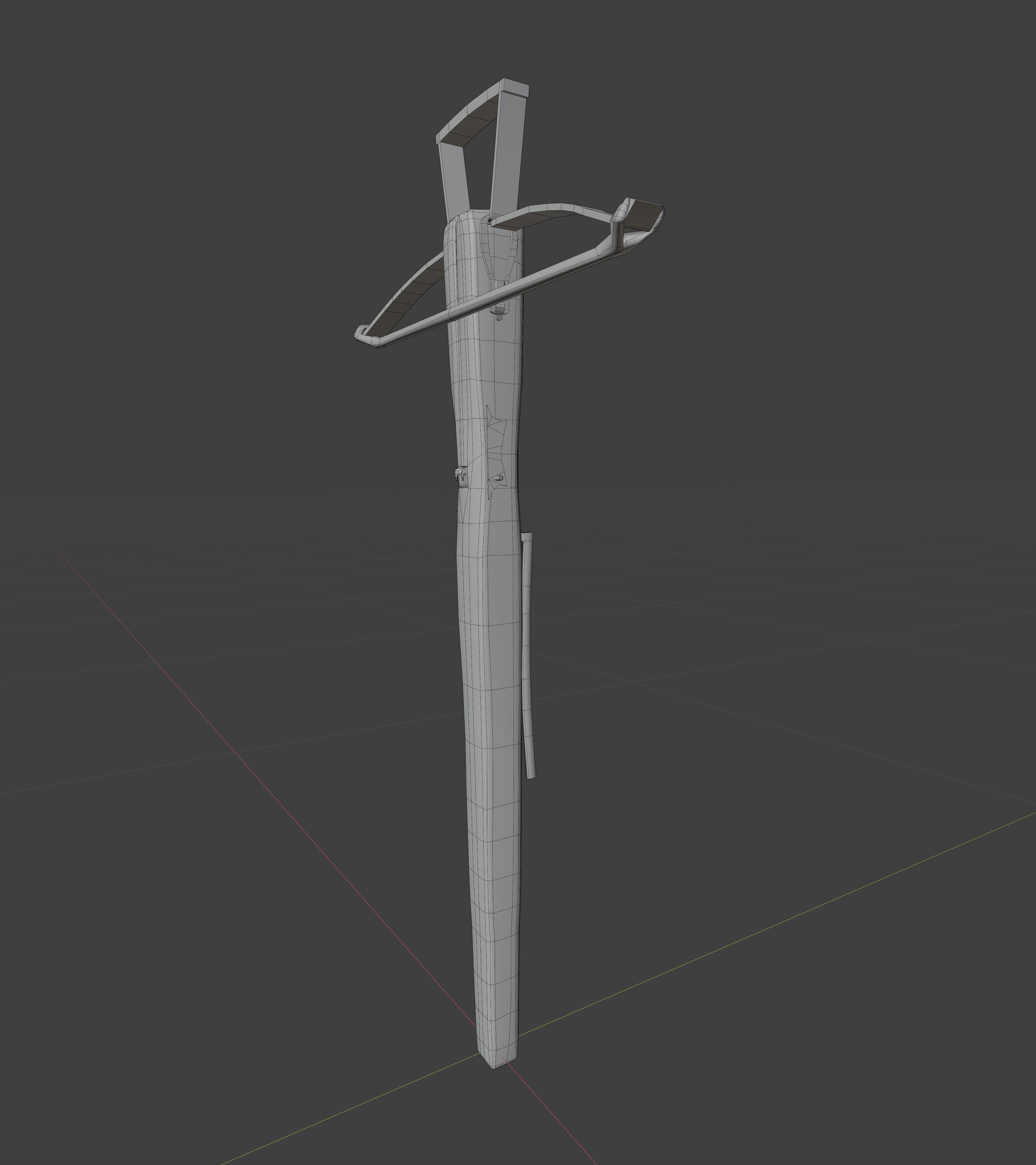 Realistic Medieval Ranged Weapons Low-poly 3D model_6