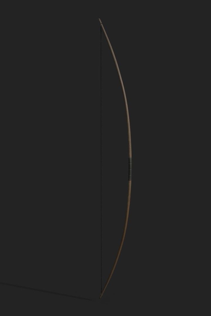 Realistic Medieval Ranged Weapons Low-poly 3D model_10