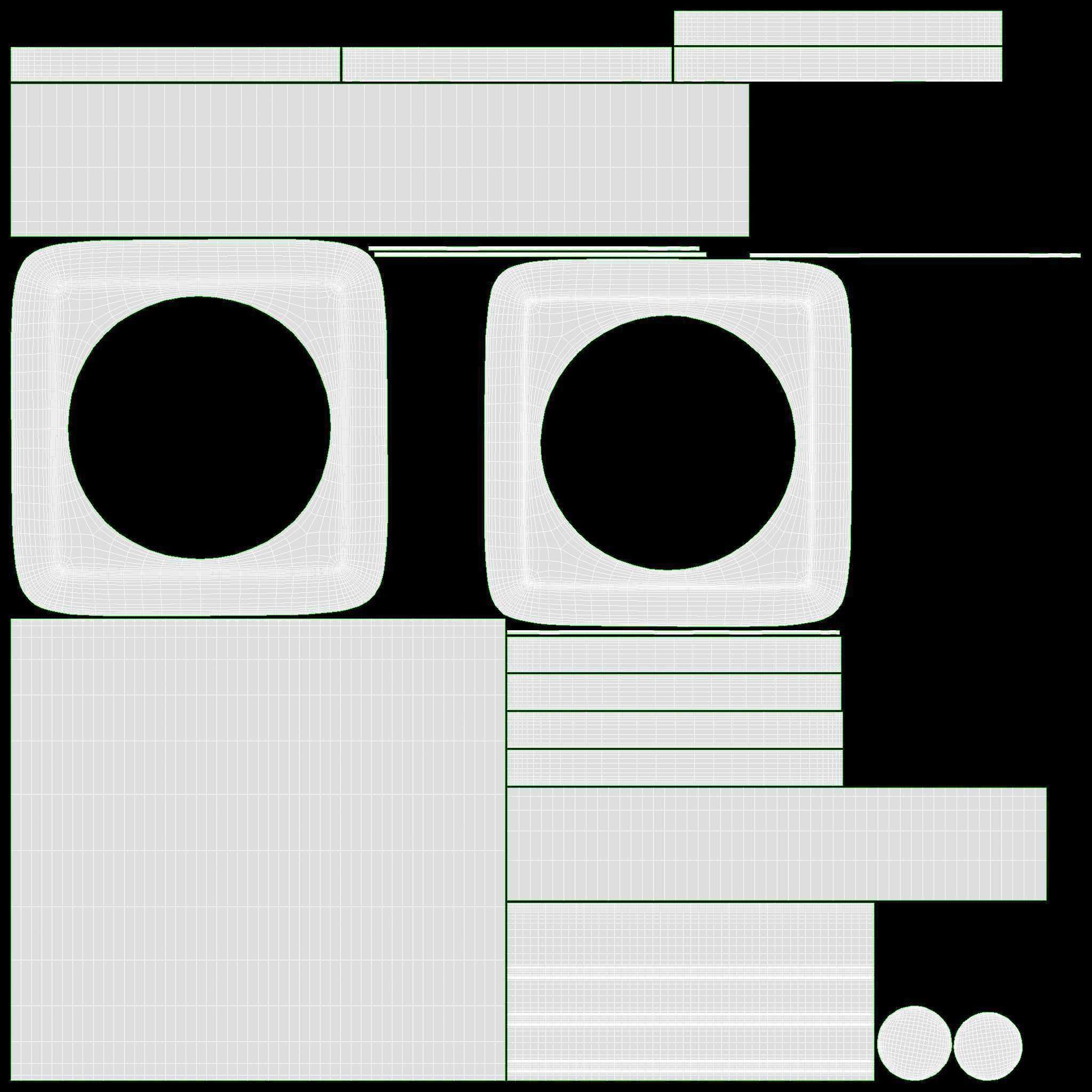 Traffic cone 3D model_9