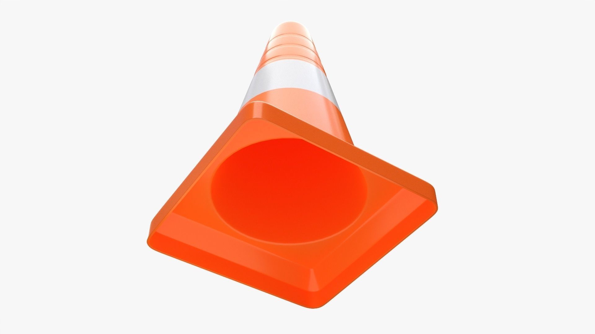 Traffic cone 3D model_2