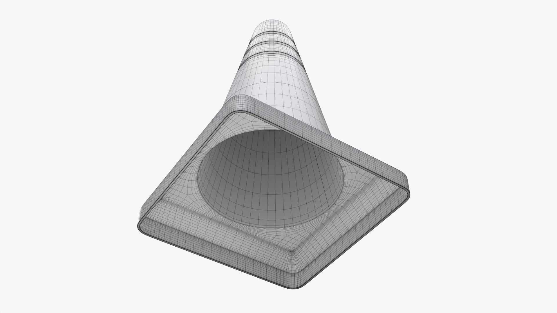 Traffic cone 3D model_6