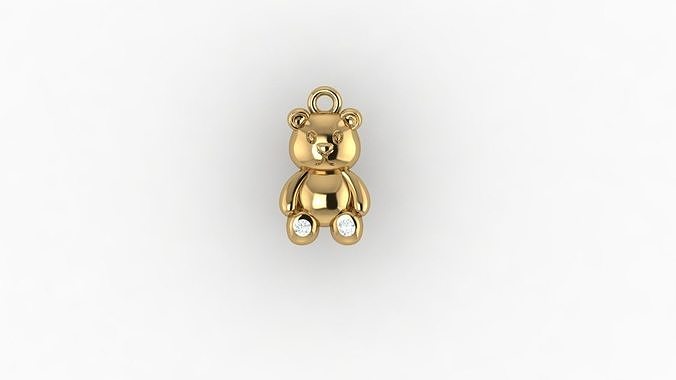 Teddy Pendant  3D print model