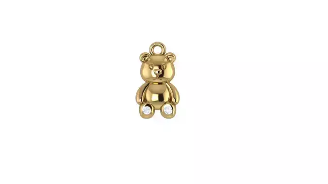 Teddy Pendant  3D print model