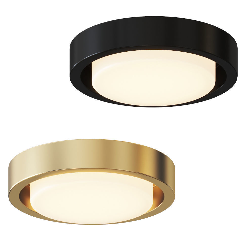 Button Gold by Lampatron 3D model_1